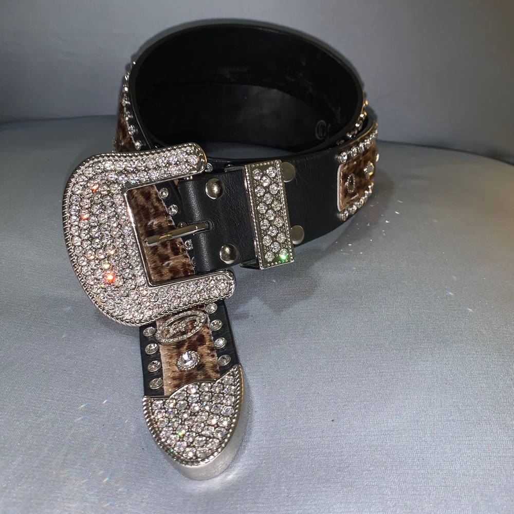 Christine Alexander genuine leather embellished!